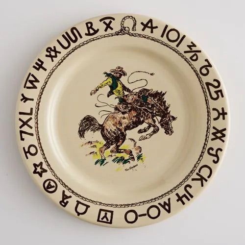 Rodeo Dinner Plate